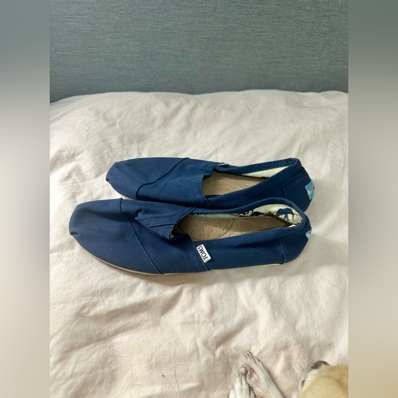 Men's blue slip-on Toms Size 9 - Picture 5 of 7